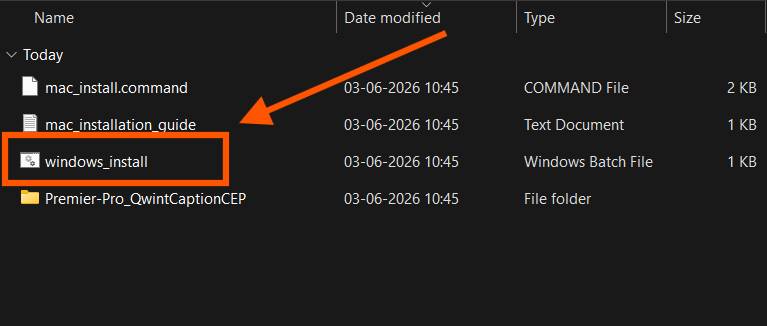 Windows Installation